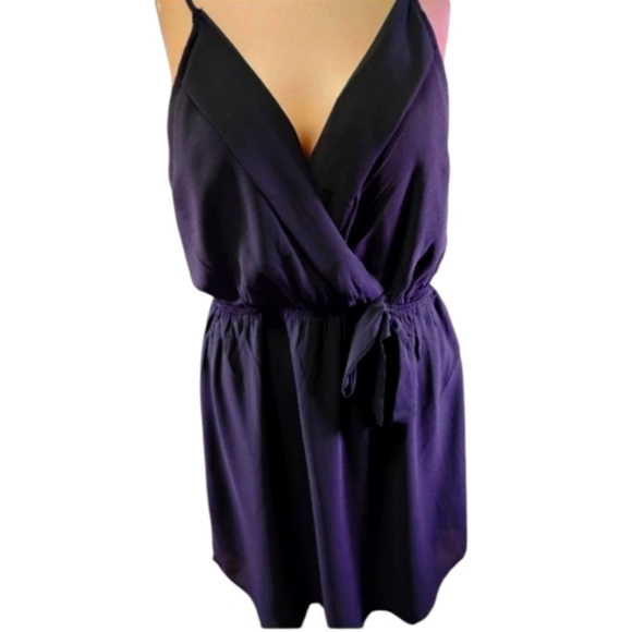 Monteau Spaghetti Strap Black Dress - Picture 1 of 7